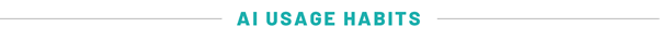 AI USAGE HABITS